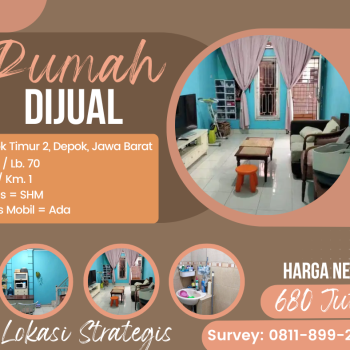 rumah rumah dijual murah depok timur 2